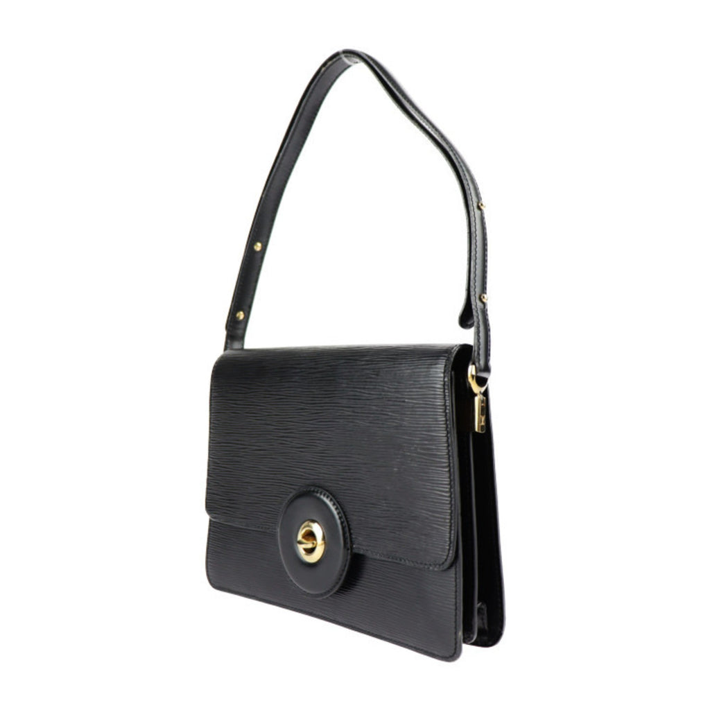 Louis Vuitton Black Epi Leather Handbag Shoulder Bag Tote Bag (Pre-Owned)