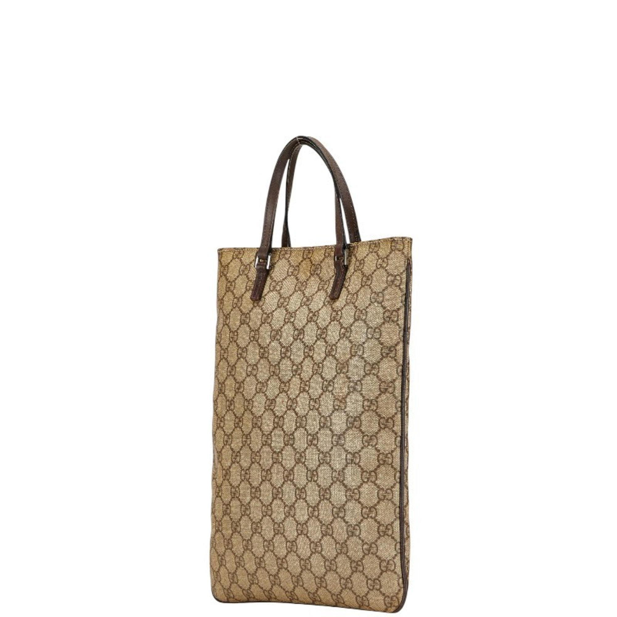 Gucci Brown Pvc Leather Handbag Tote Bag (Pre-Owned)