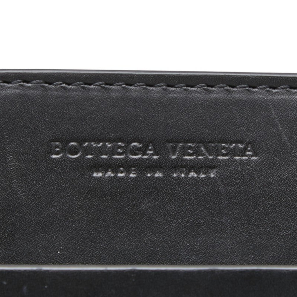 Bottega Veneta Black Blue Leather Phone Wallet (Pre-Owned)