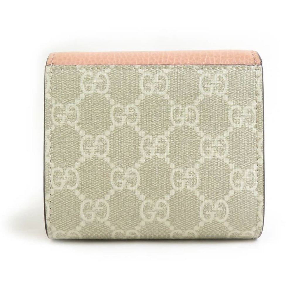 Gucci Beige Pink Leather Wallet (Bi-Fold) (Pre-Owned)