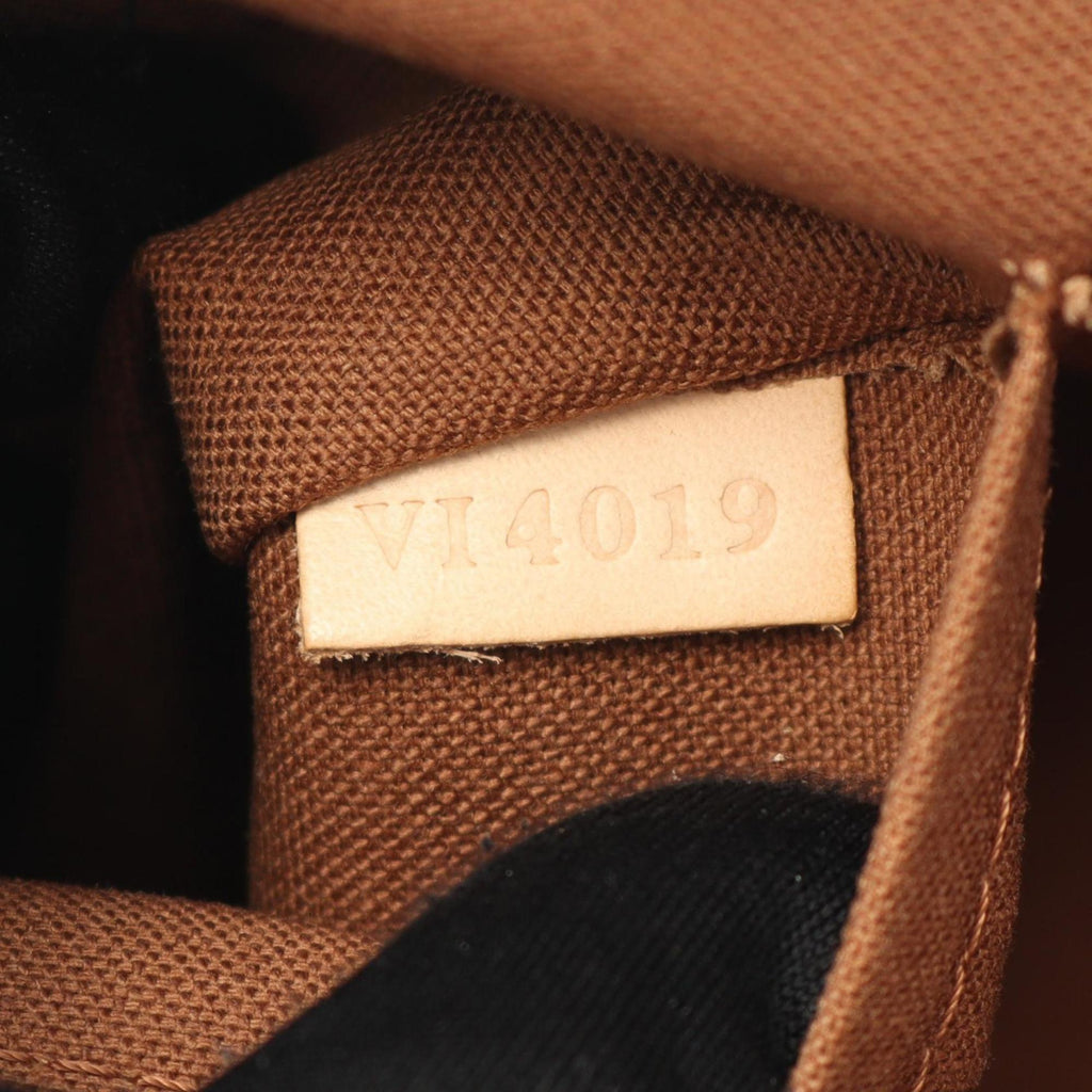 Louis Vuitton Brown Coated Canvas Leather Handbag (Pre-Owned)