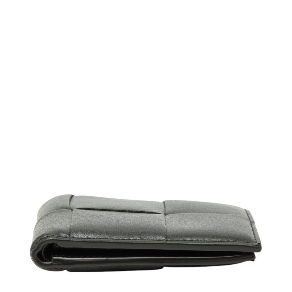 Bottega Veneta Khaki Leather Bill Wallet (Bi-Fold) (Pre-Owned)