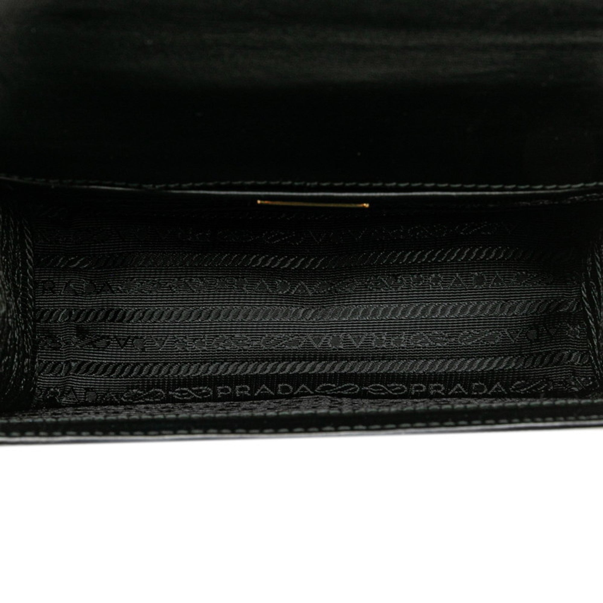 Prada Black Leather Shoulder Bag (Pre-Owned)