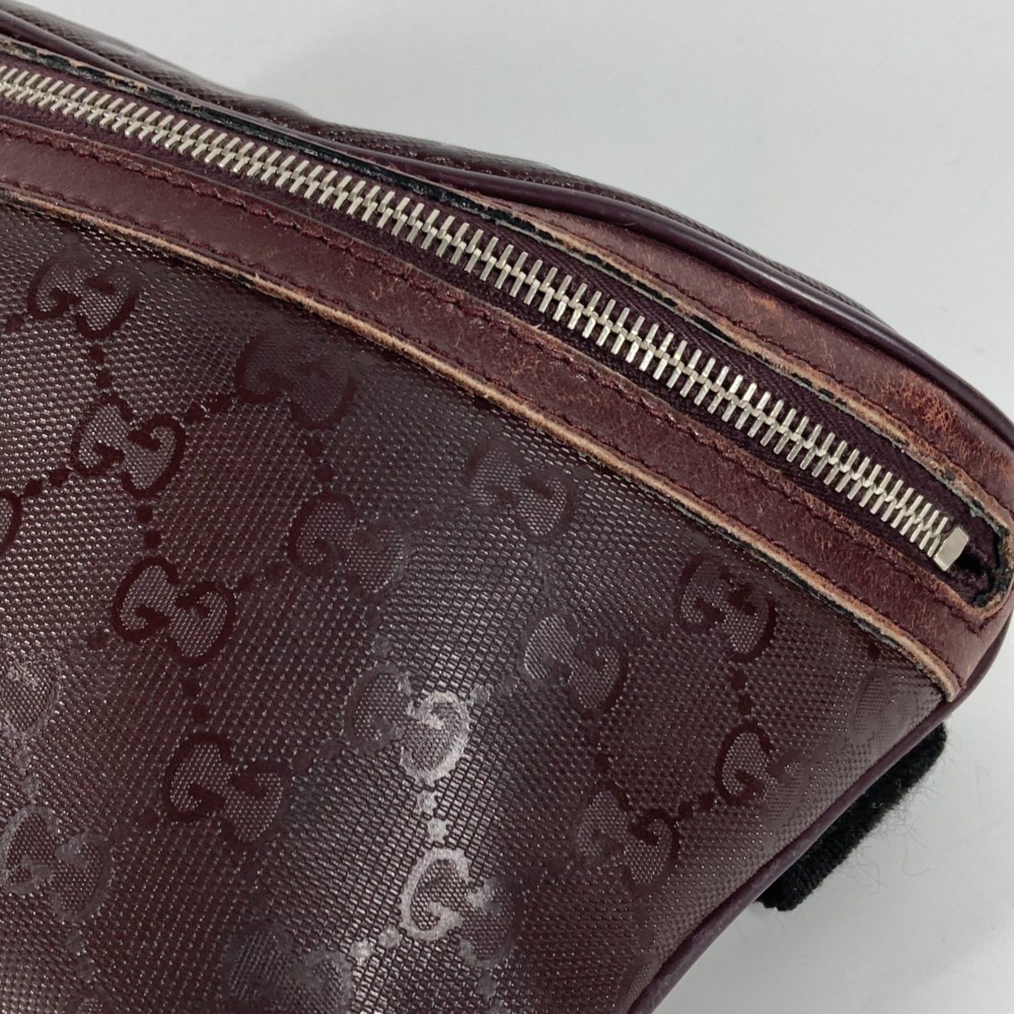 Gucci Purple Pvc Leather Shoulder Bag Sling Bag (Pre-Owned)