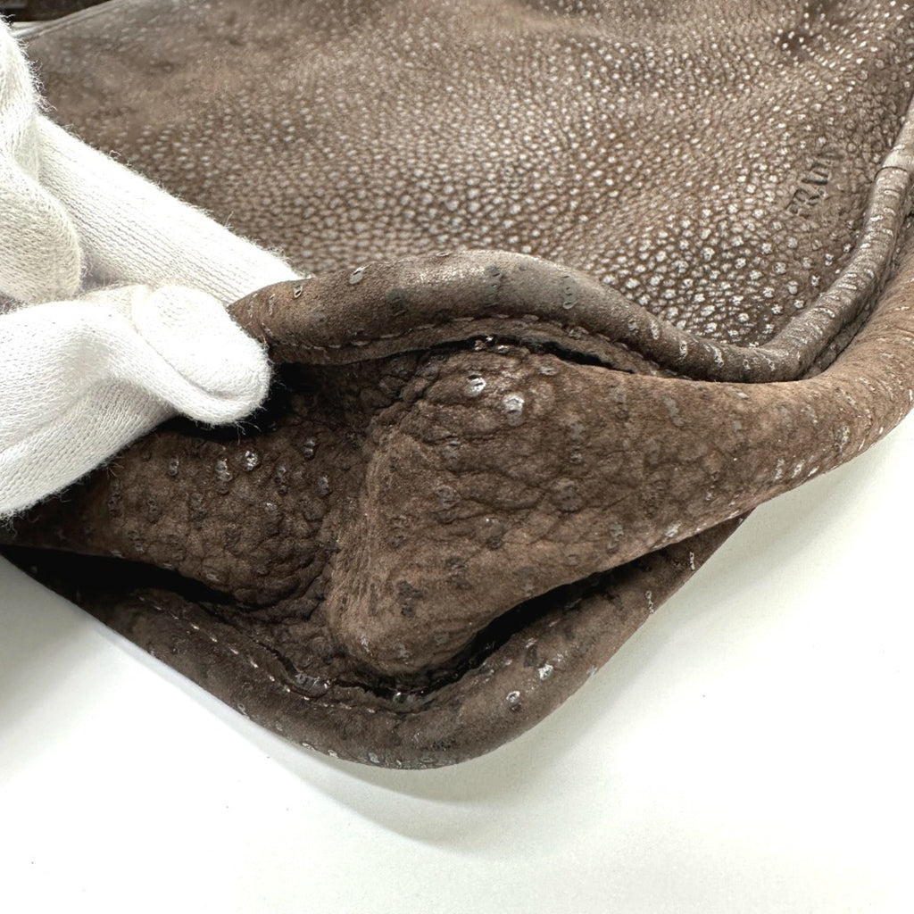 Prada Brown Leather Shoulder Bag (Pre-Owned)