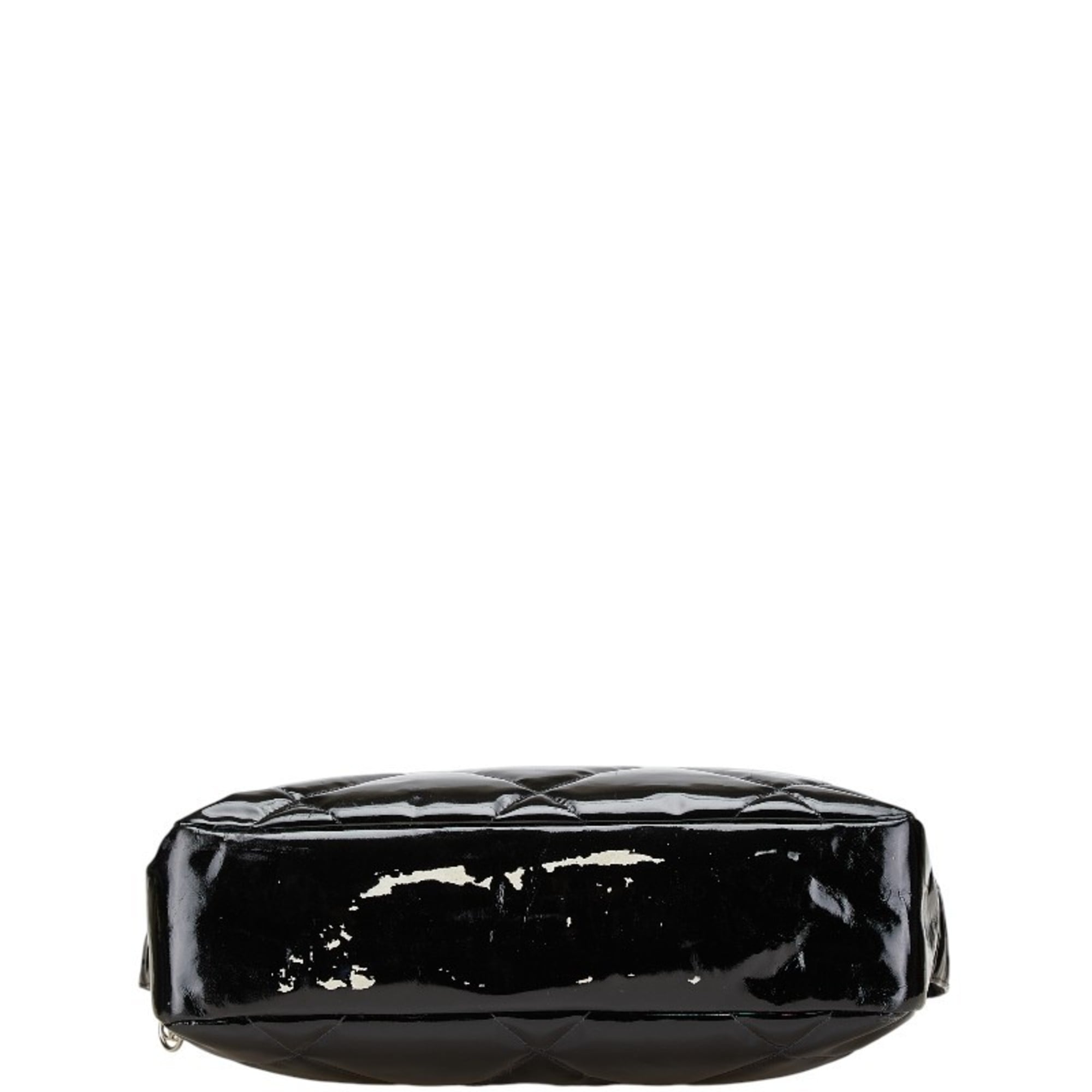 Chanel Black Patent Leather Shoulder Bag (Pre-Owned)