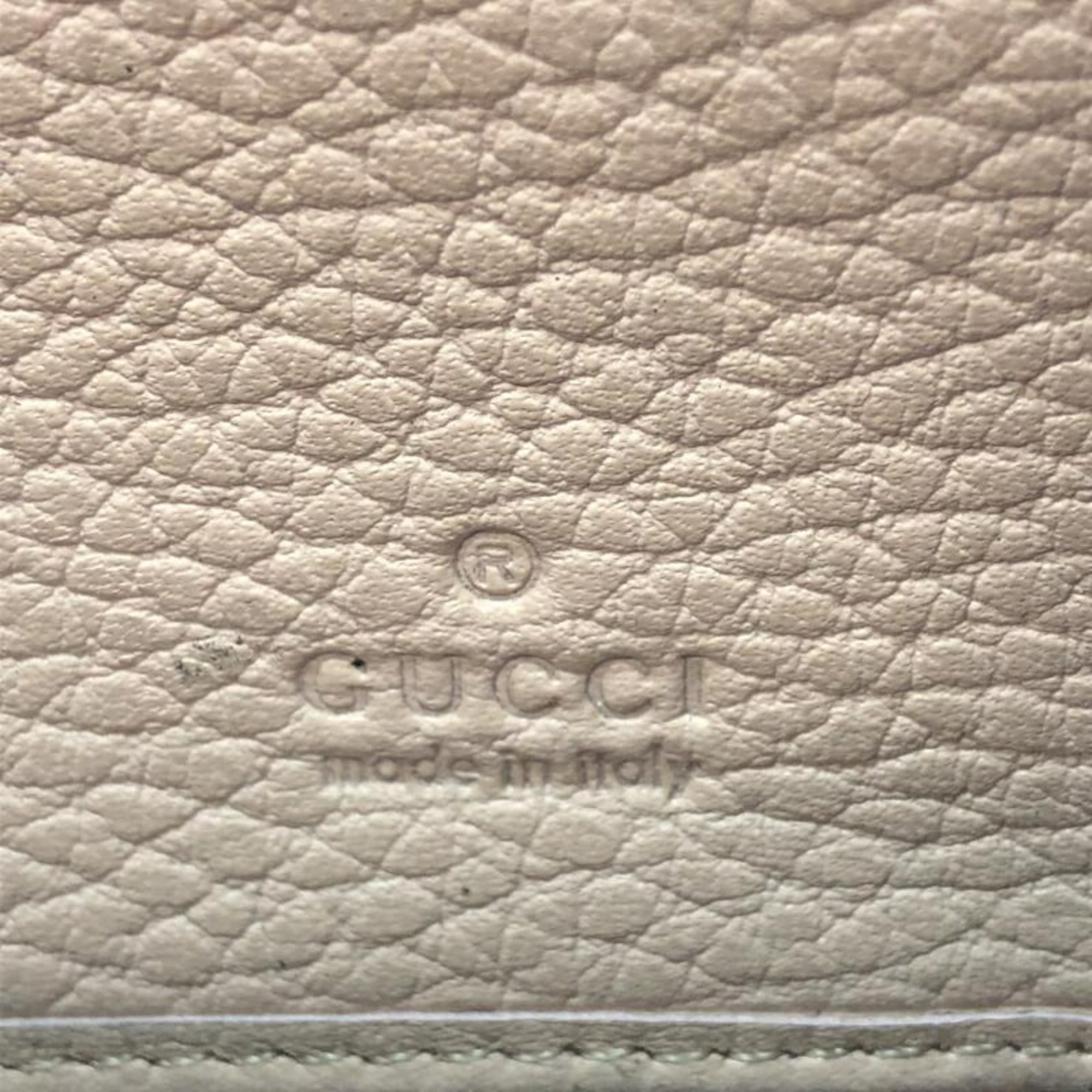 Gucci Pink Gg Canvas Long Wallet (Bi-Fold) (Pre-Owned)