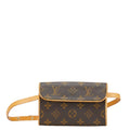 Louis Vuitton Brown Pvc Leather Pochette Sling Bag (Pre-Owned)
