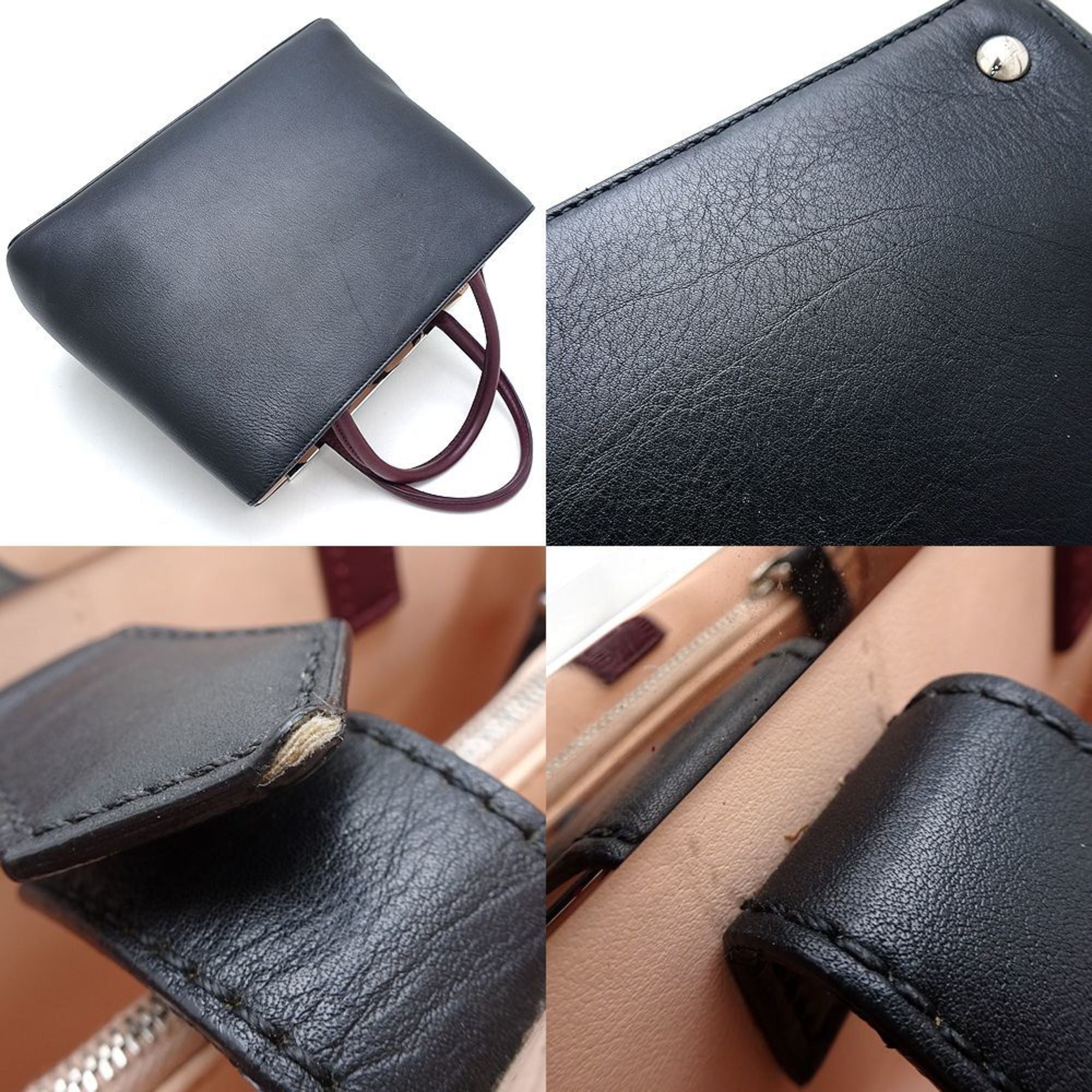 Fendi Black Leather Handbag (Pre-Owned)