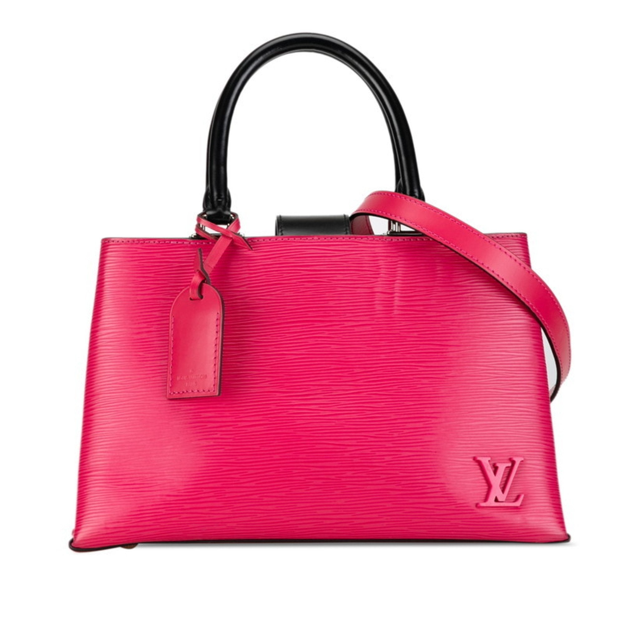Louis Vuitton Hot Pink Leather Handbag Shoulder Bag (Pre-Owned)