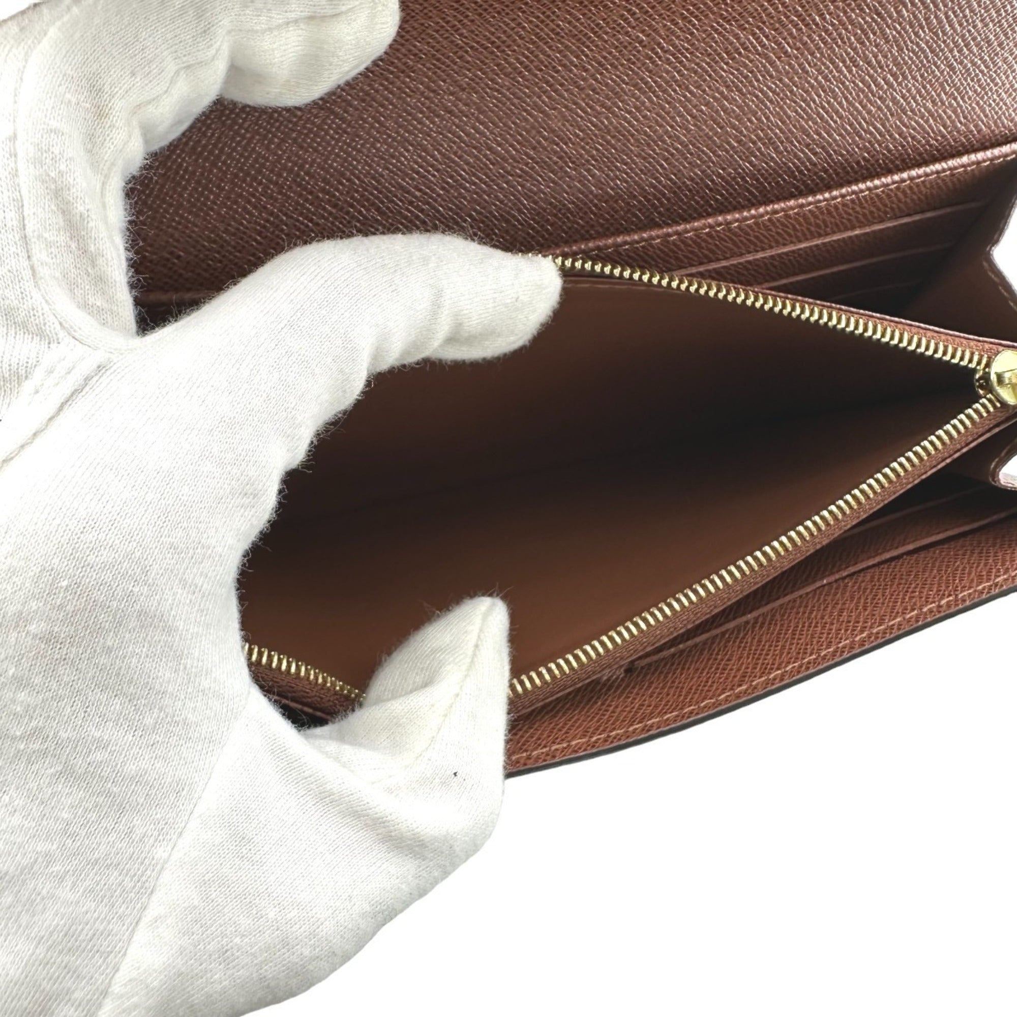 Louis Vuitton Brown Monogram Monogram Wallet (Bi-Fold) (Pre-Owned)