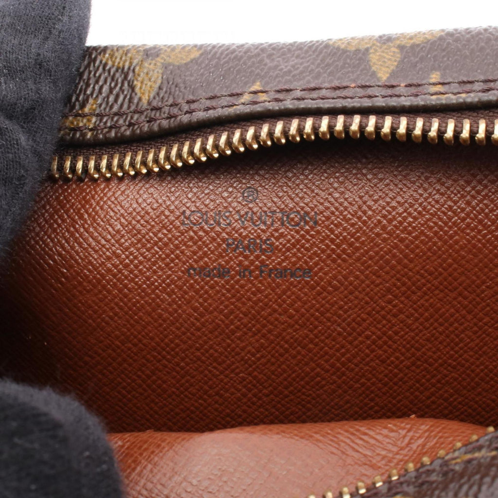 Louis Vuitton Monogram Brown Coated Canvas Leather Shoulder Bag (Pre-Owned)