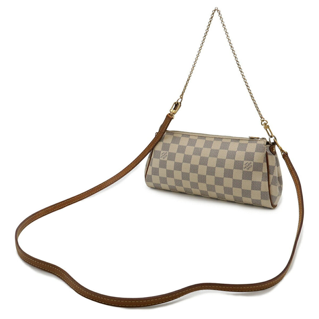 Louis Vuitton Damier Azur Ivory Damier Azur Shoulder Bag (Pre-Owned)