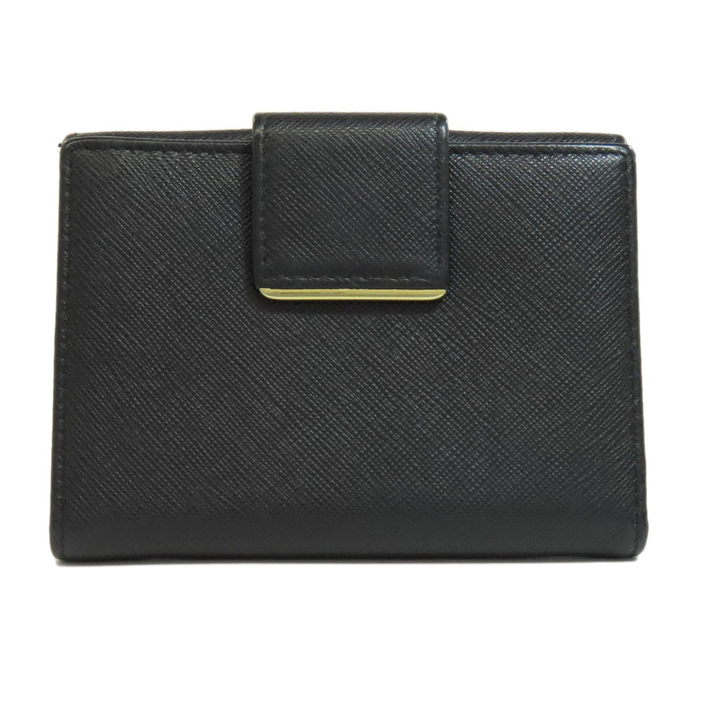 Prada Black Leather Wallet (Bi-Fold) (Pre-Owned)