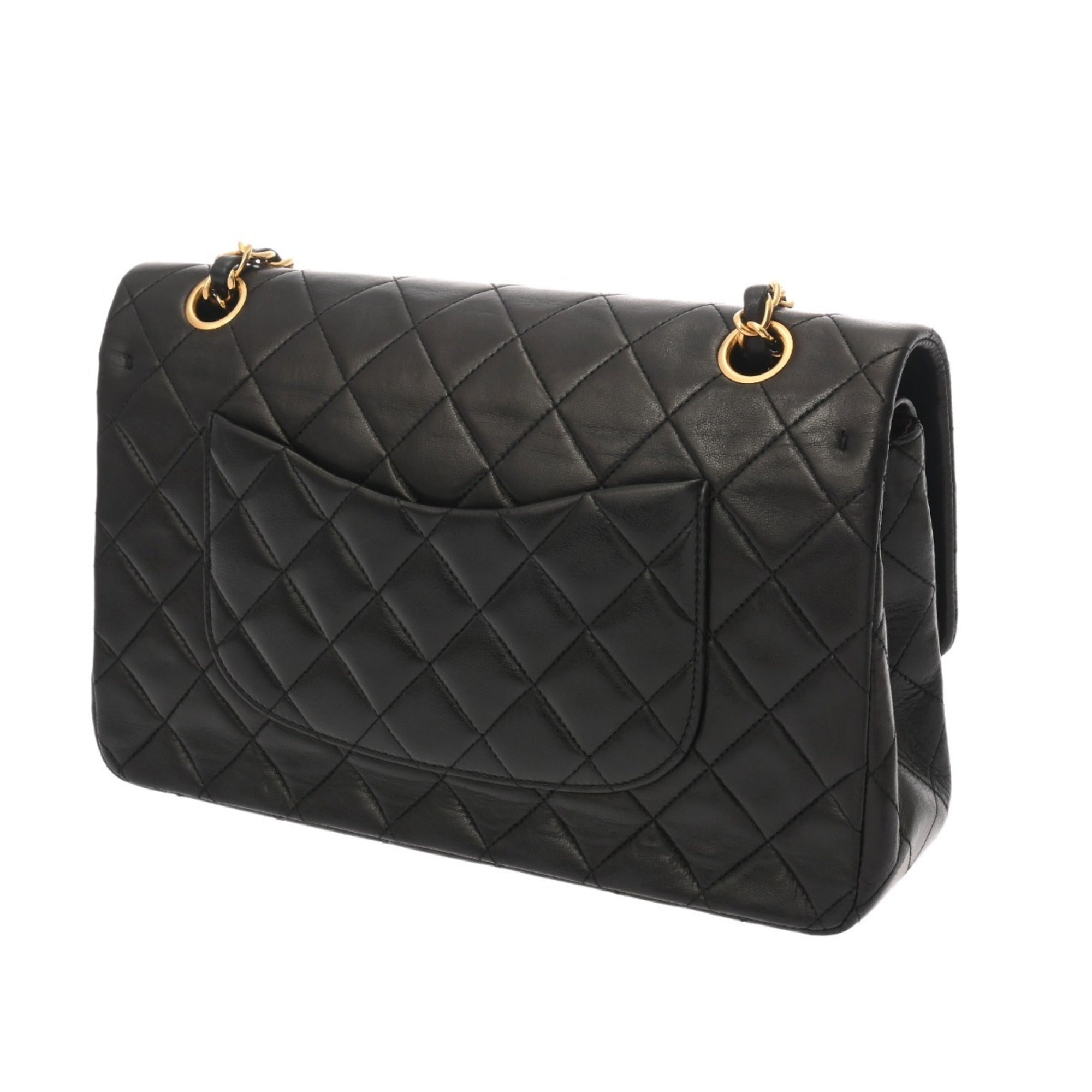 Chanel Black Leather Shoulder Bag (Pre-Owned)