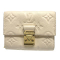 Louis Vuitton Cream Monogram Empreinte Wallet (Tri-Fold) (Pre-Owned)