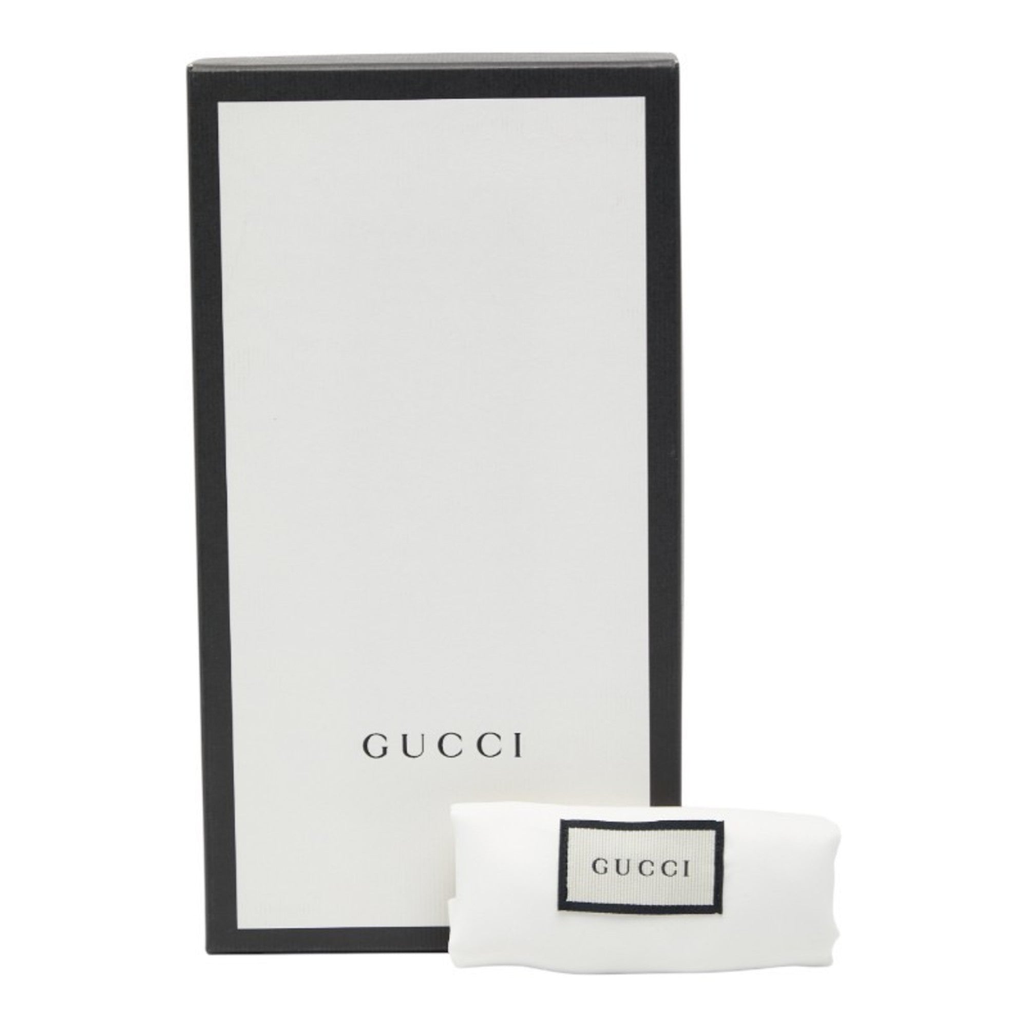 Gucci Navy Leather Long Wallet (Bi-Fold) (Pre-Owned)
