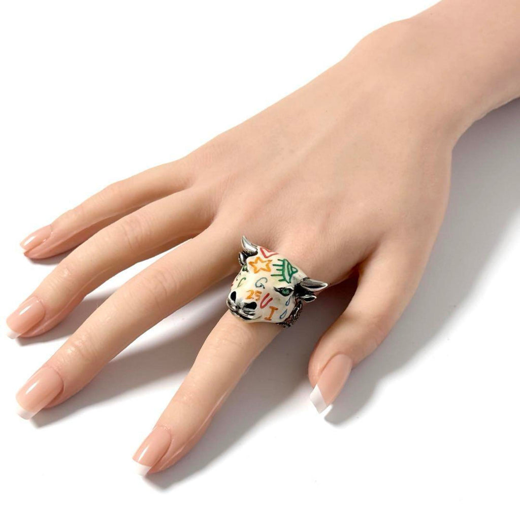 Gucci Silver 925 Band Ring (Pre-Owned)