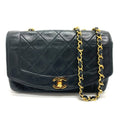 Chanel Black Leather Shoulder Bag (Pre-Owned)