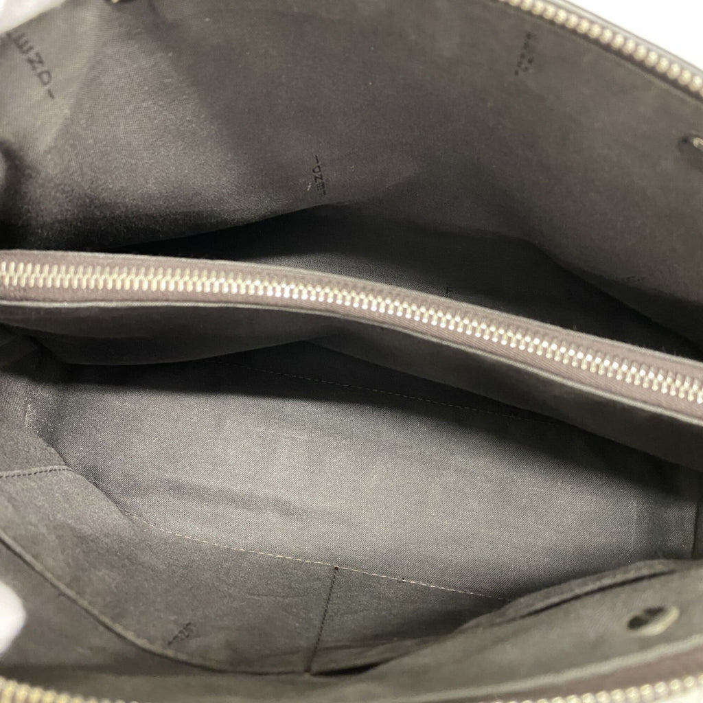 Fendi Gray Leather Handbag (Pre-Owned)