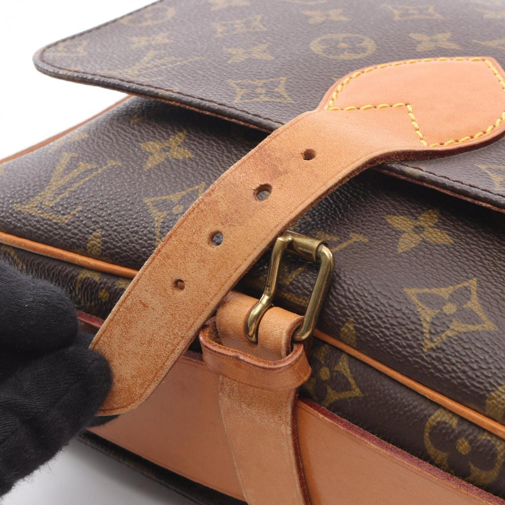 Louis Vuitton Brown Coated Canvas Pvc Leather Shoulder Bag (Pre-Owned)