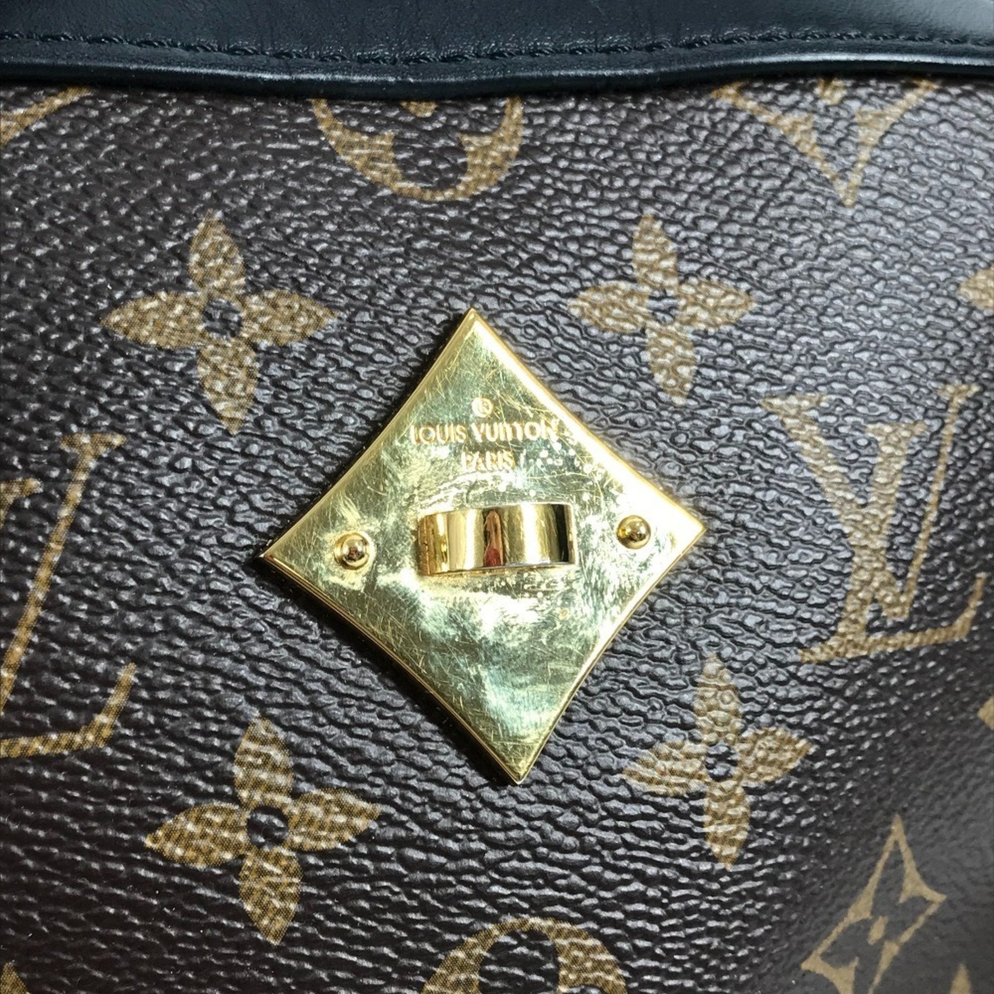 Louis Vuitton Black Brown Noir Monogram Pochette Shoulder Bag (Pre-Owned)