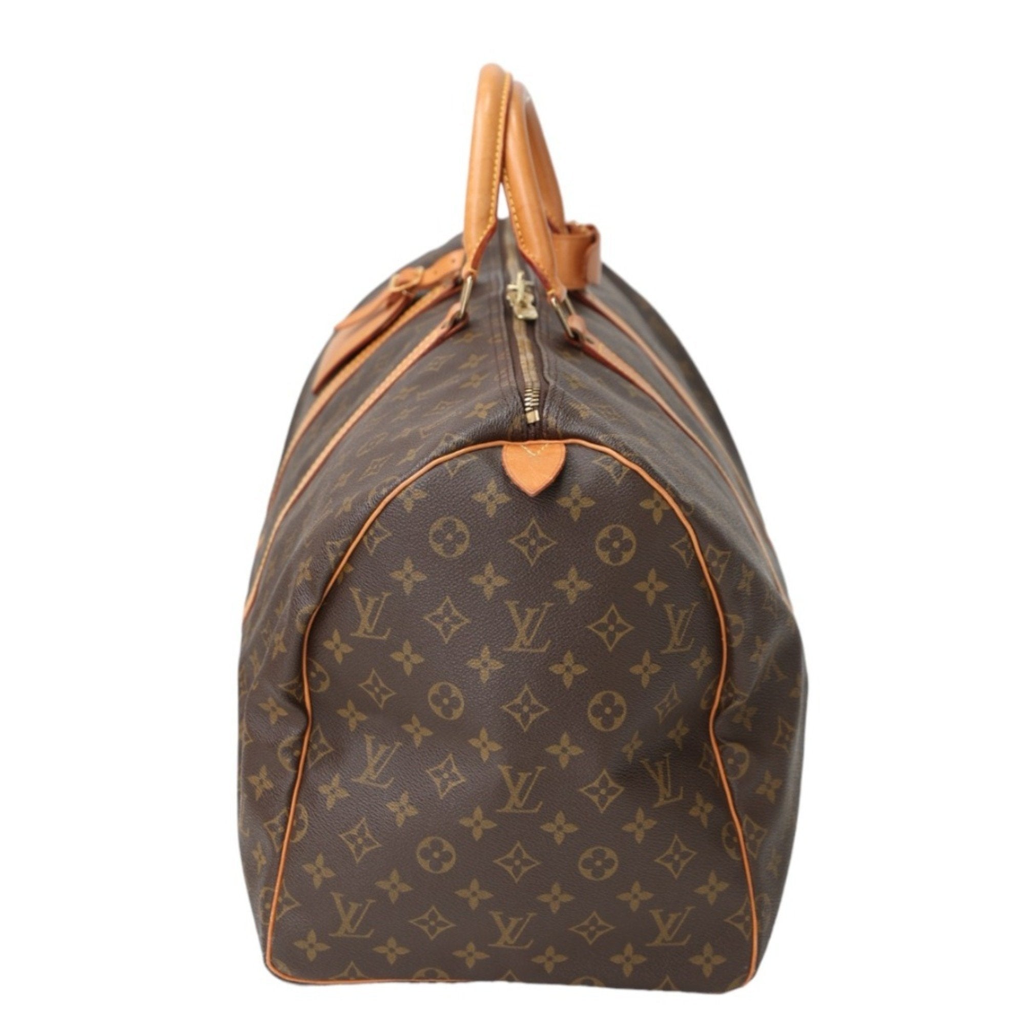 Louis Vuitton Brown Monogram Canvas Boston Bag (Pre-Owned)