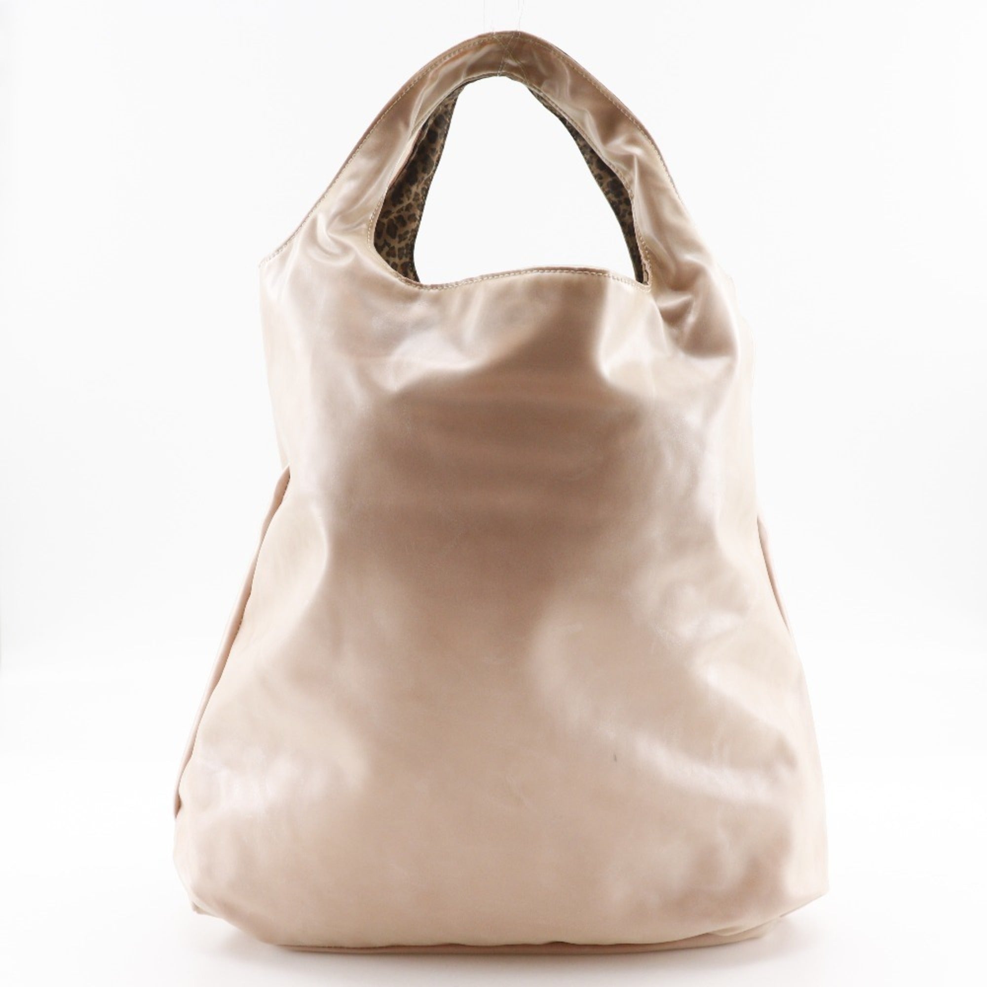 Bottega Veneta Brown Pink Elastane Vinyl Handbag (Pre-Owned)
