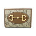 Gucci Beige Brown Gg Supreme Wallet (Bi-Fold) (Pre-Owned)