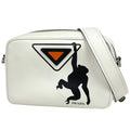 Prada White Leather Shoulder Bag (Pre-Owned)
