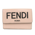 Fendi Pink Leather Wallet (Tri-Fold) (Pre-Owned)