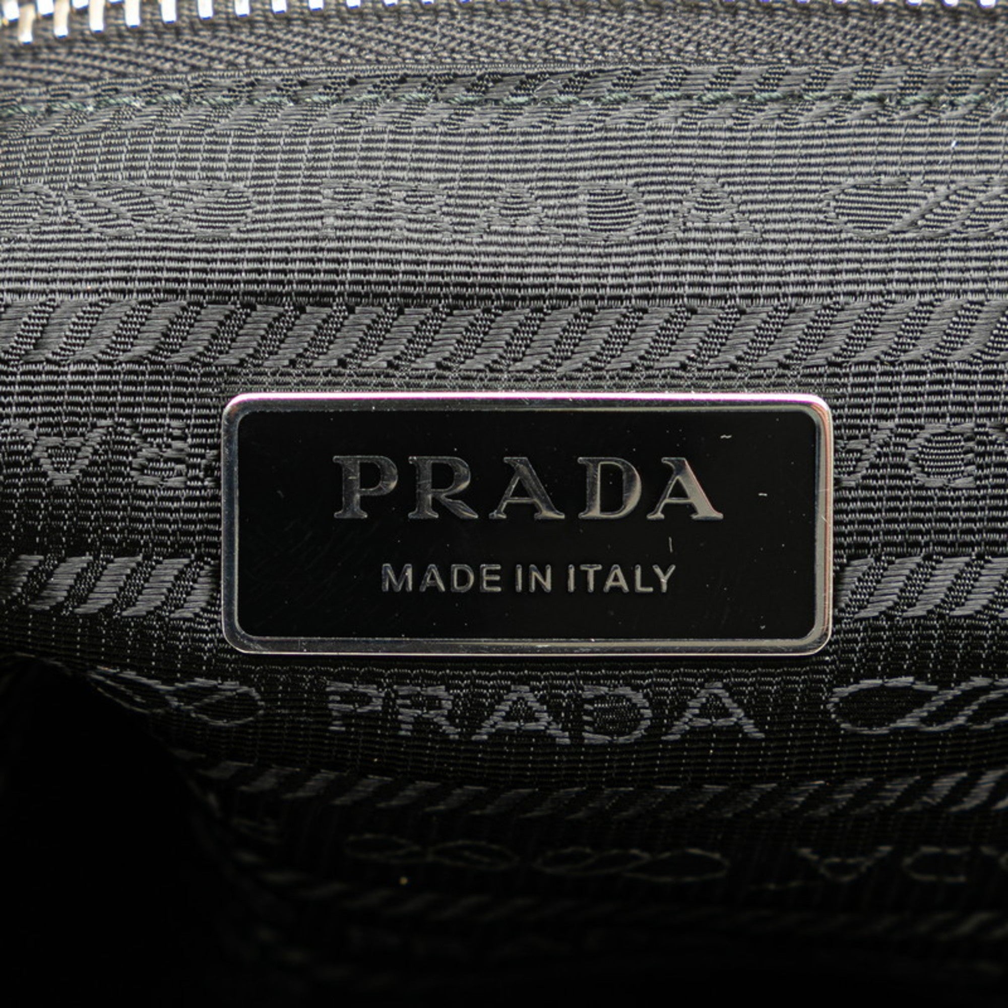 Prada White Pile Fabric Tote Bag (Pre-Owned)