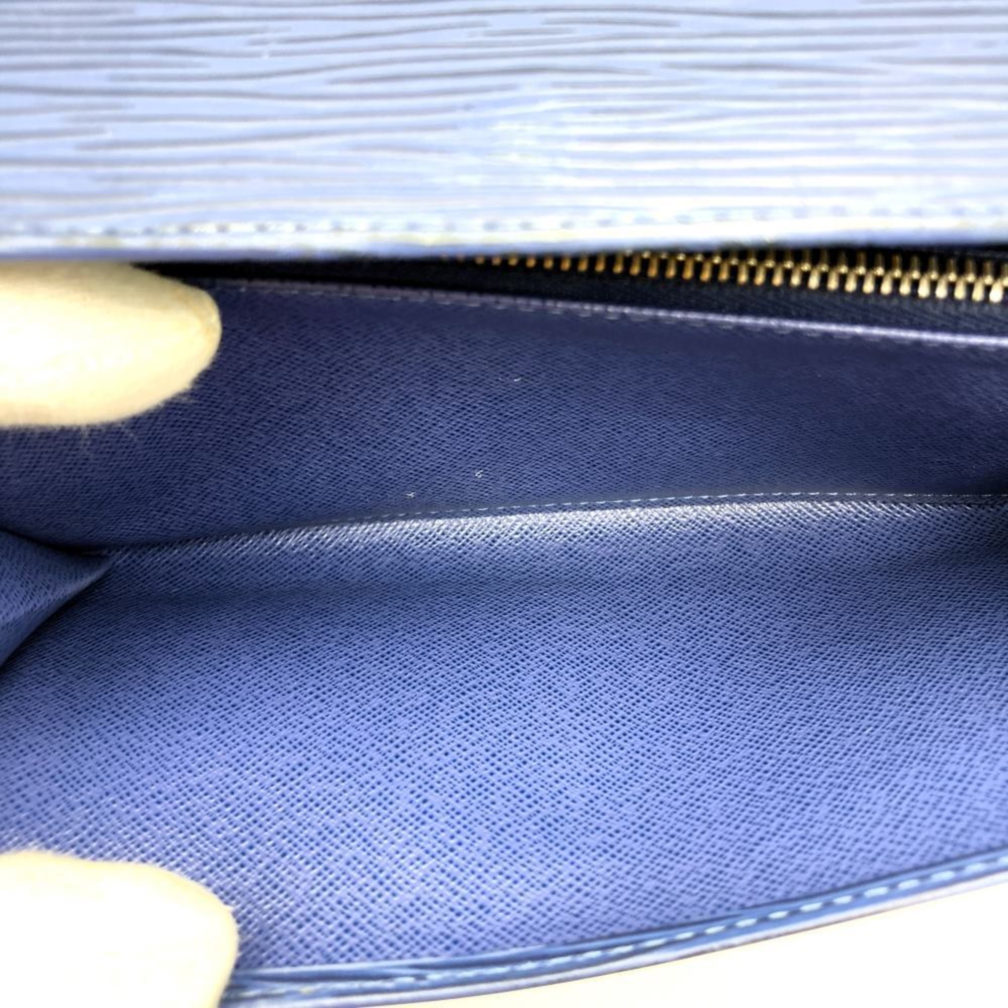 Louis Vuitton Navy Epi Leather Long Wallet (Tri-Fold) (Pre-Owned)