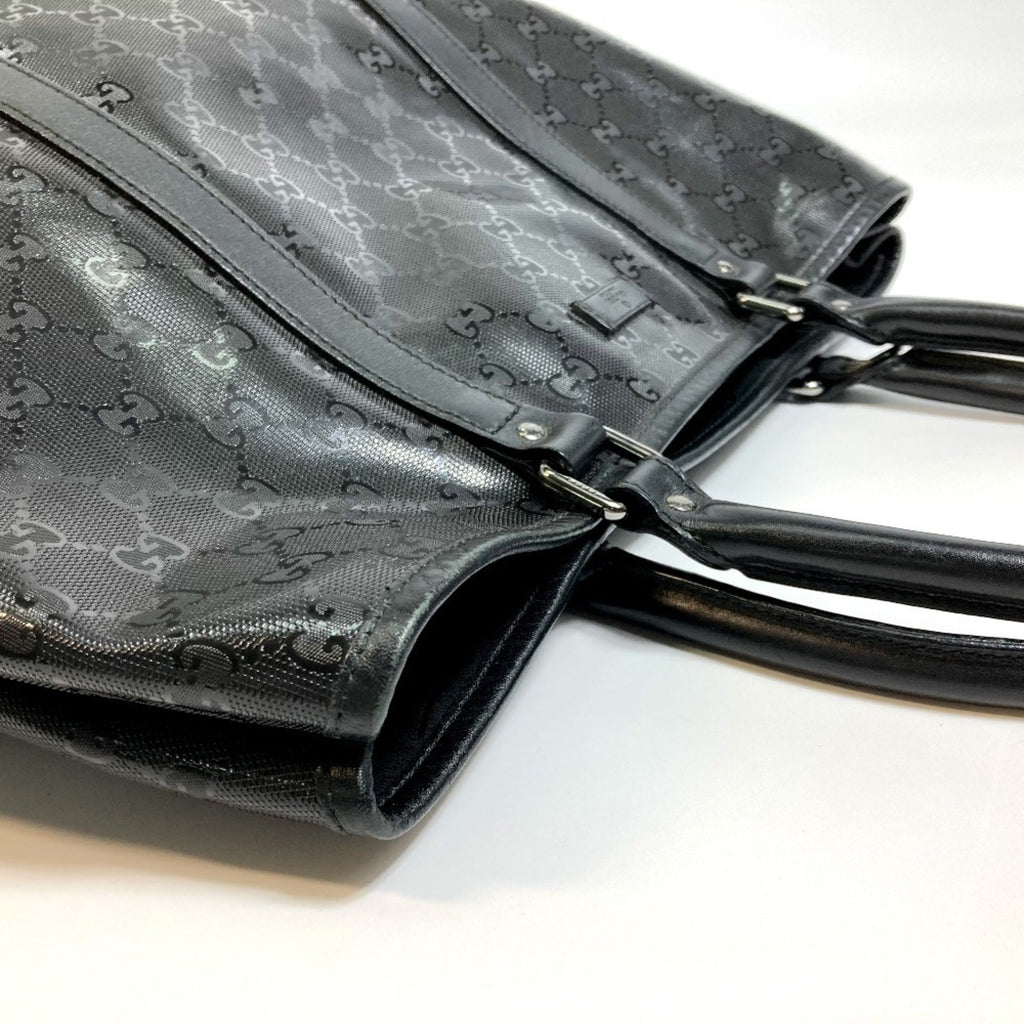 Gucci Black Gg Imprimé Tote Bag (Pre-Owned)