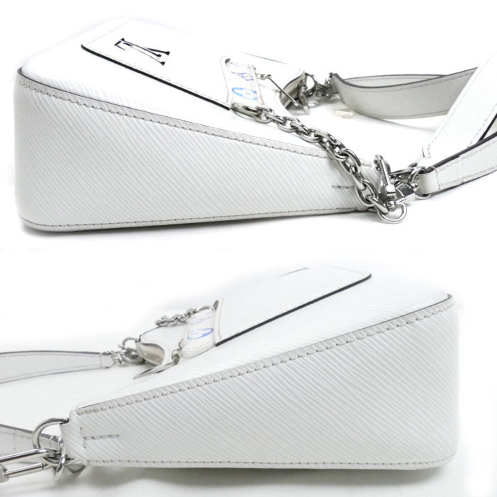 Louis Vuitton White Epi Leather Shoulder Bag (Pre-Owned)