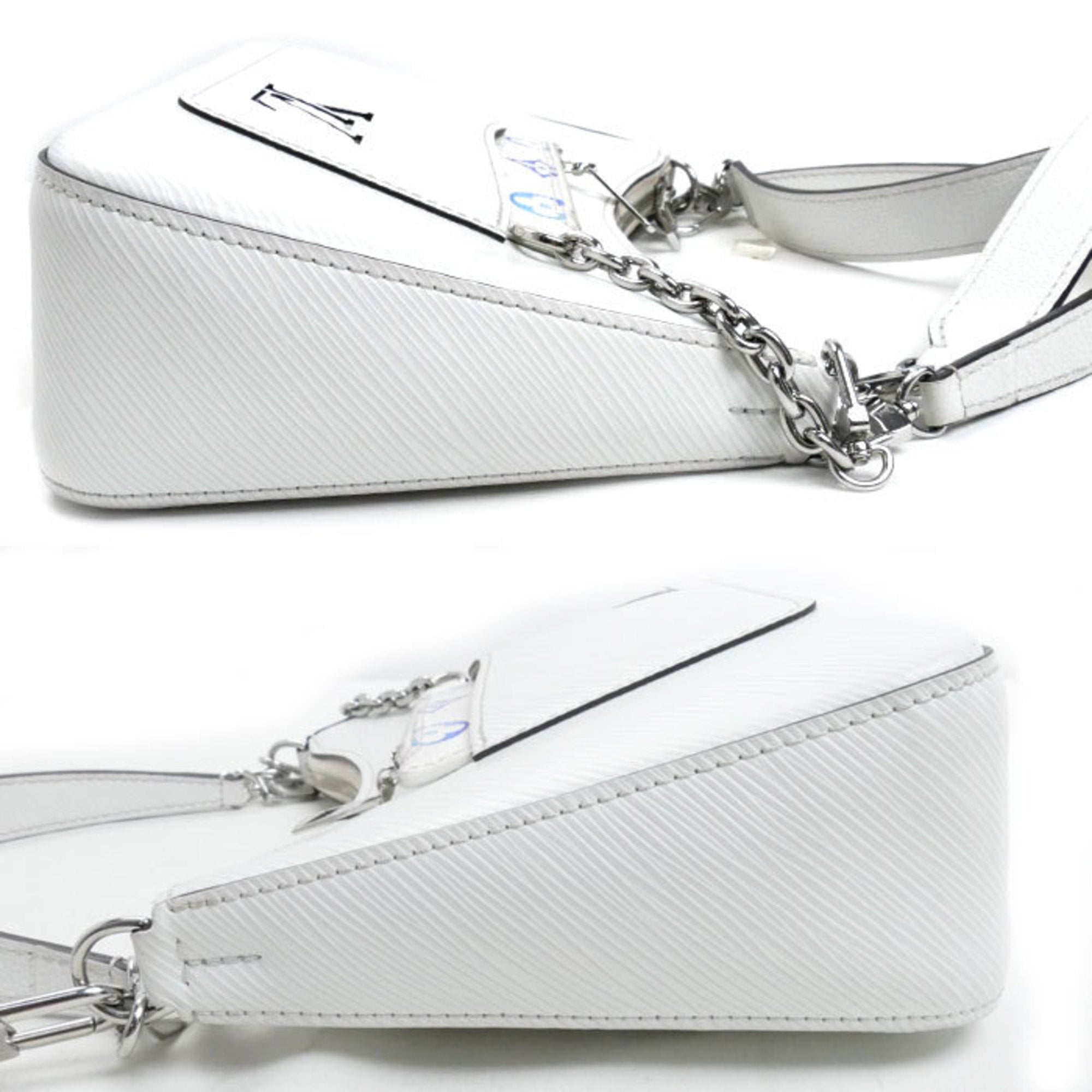 Louis Vuitton White Epi Leather Shoulder Bag (Pre-Owned)