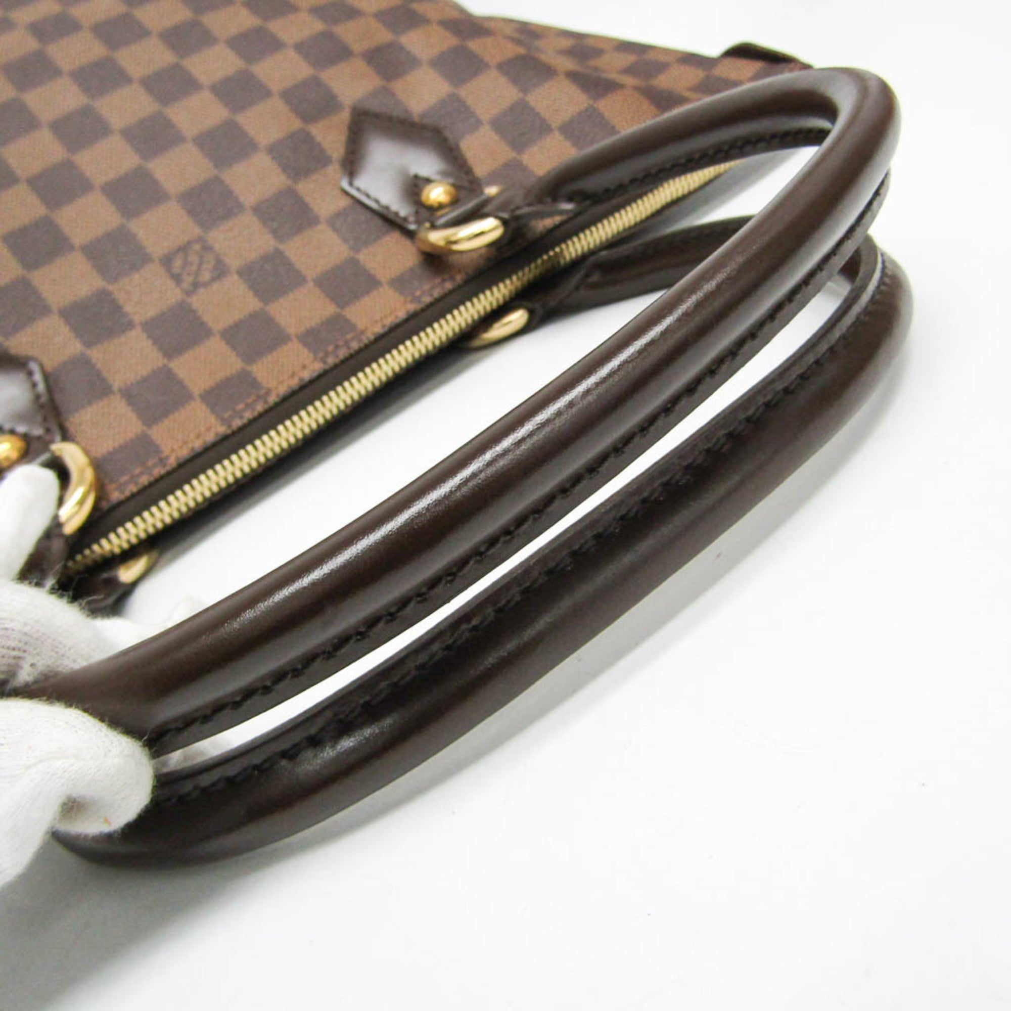 Louis Vuitton Damier Ebene Damier Canvas Handbag (Pre-Owned)