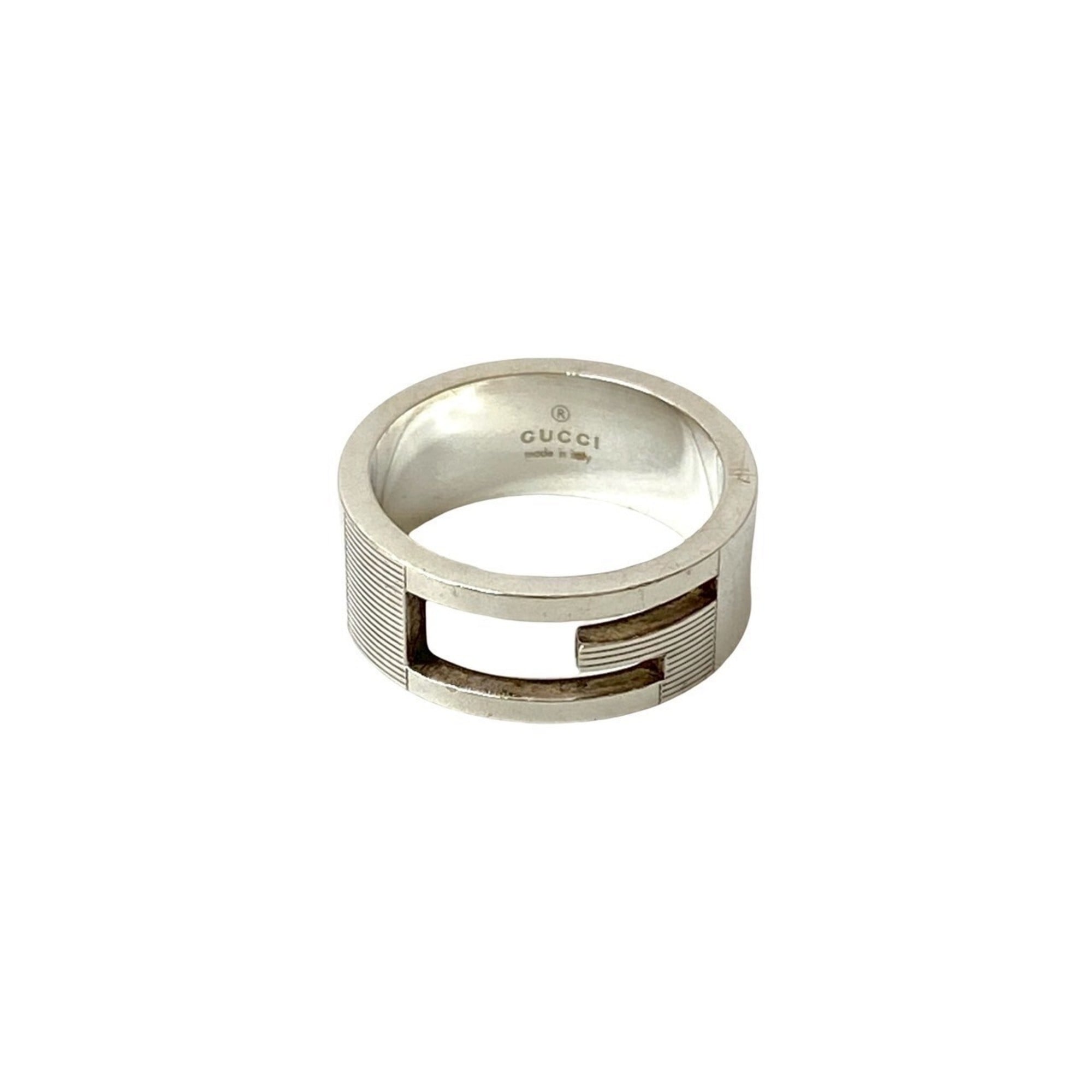 Gucci Silver Silver 925 Band Ring (Pre-Owned)