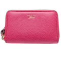 Gucci Pink Leather Coin Purse/Coin Case (Pre-Owned)