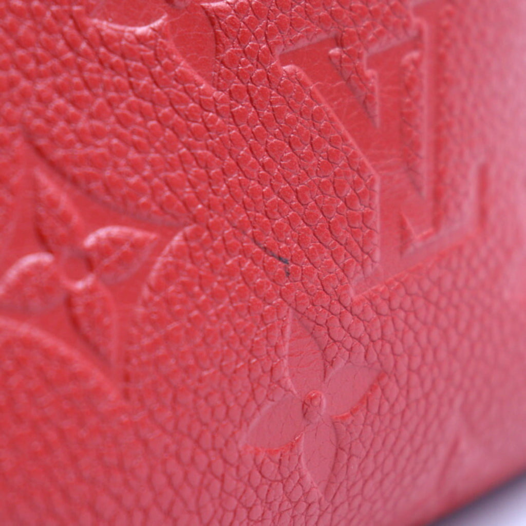 Louis Vuitton Cerise Red Color Leather Handbag Shoulder Bag (Pre-Owned)