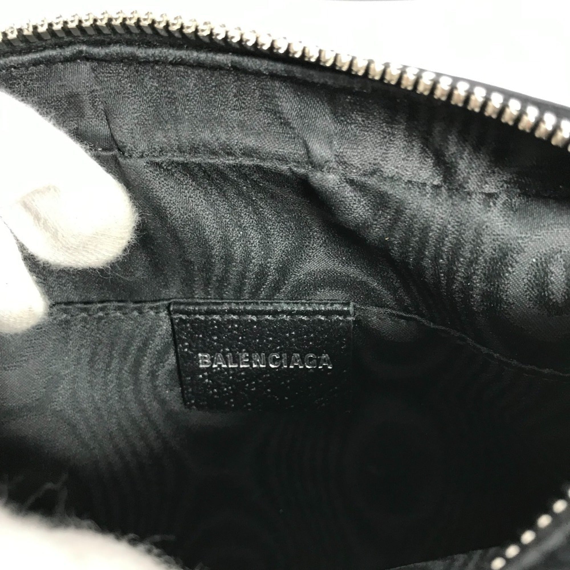 Gucci Black Canvas Leather Pochette Shoulder Bag (Pre-Owned)