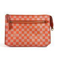 Louis Vuitton Damier Orange Pimont Damier Canvas Clutch Bag Pouch Shoulder Bag (Pre-Owned)