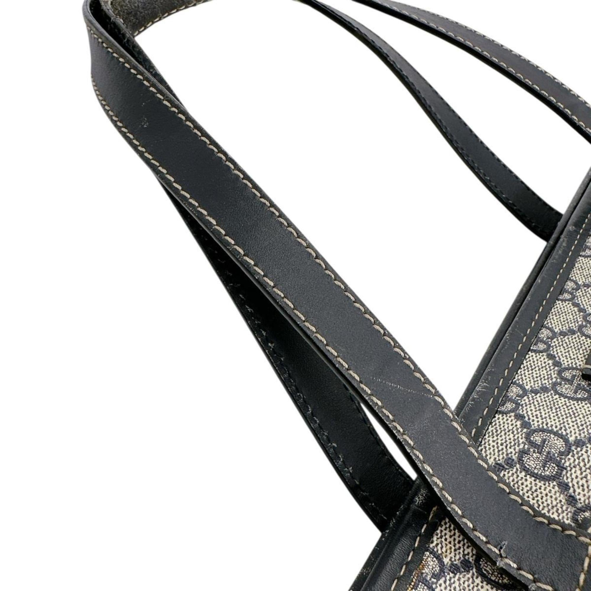 Gucci Gray Pvc Tote Bag (Pre-Owned)
