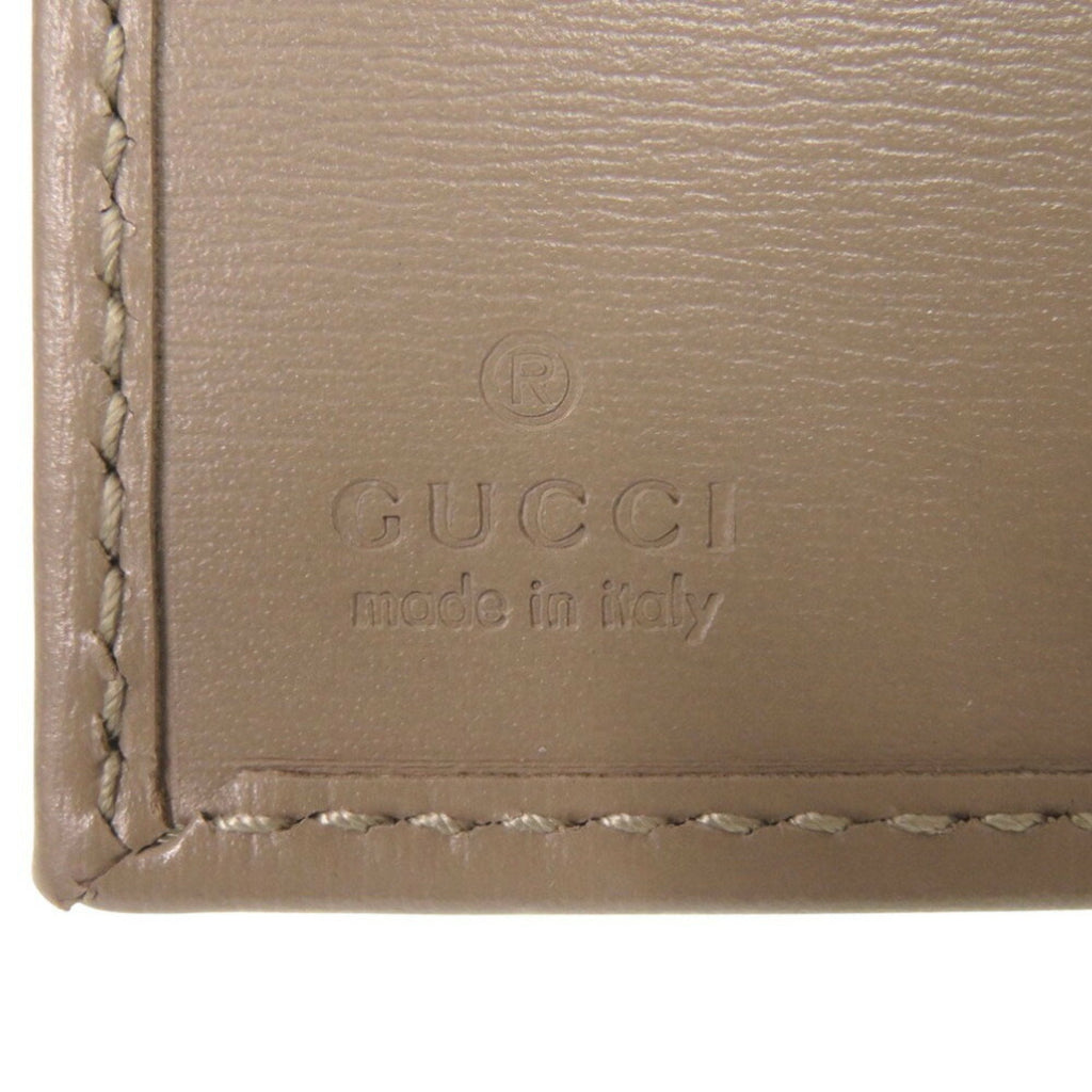 Gucci Brown Leather Wallet (Bi-Fold) (Pre-Owned)