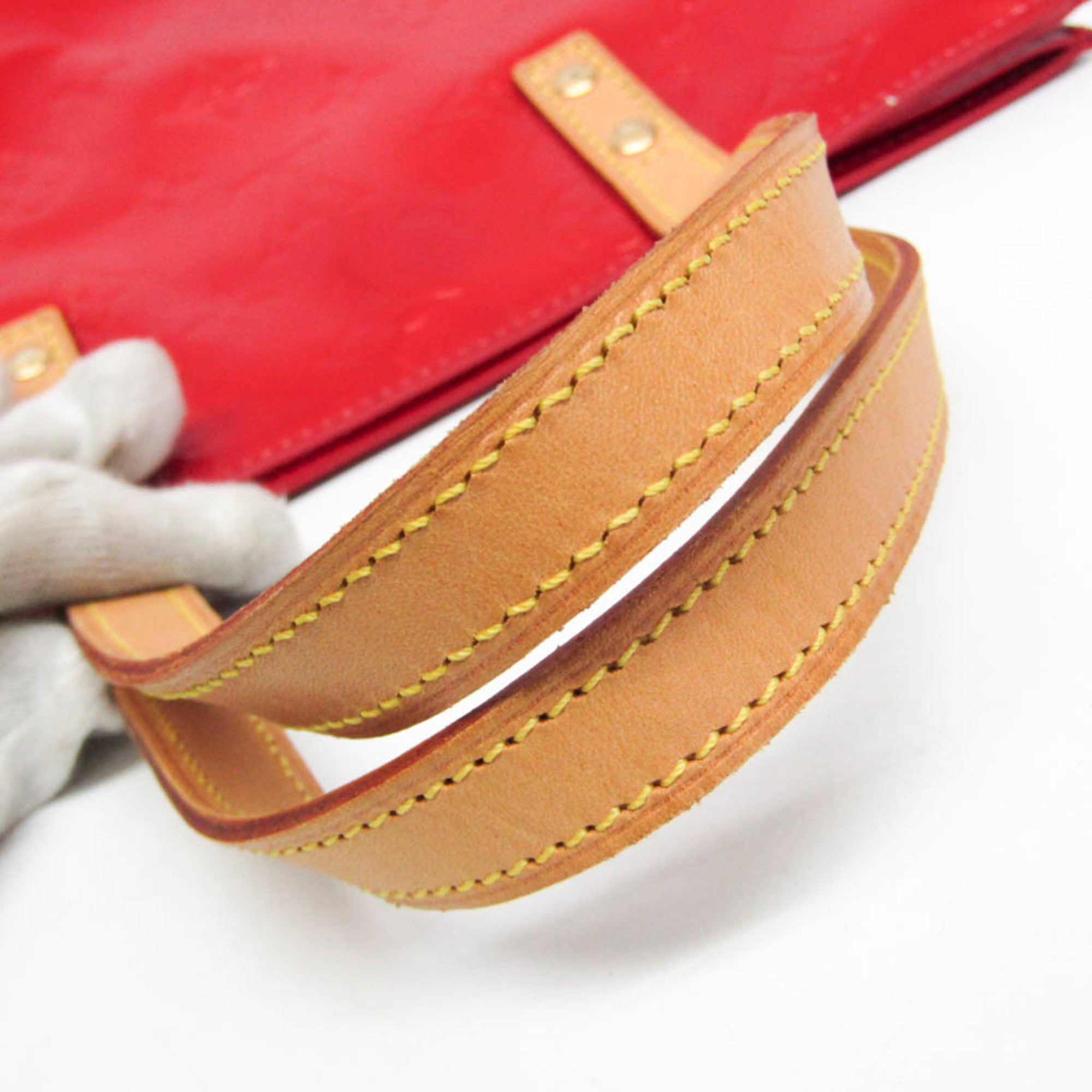 Louis Vuitton Monogram Vernis Rouge Monogram Vernis Handbag (Pre-Owned)