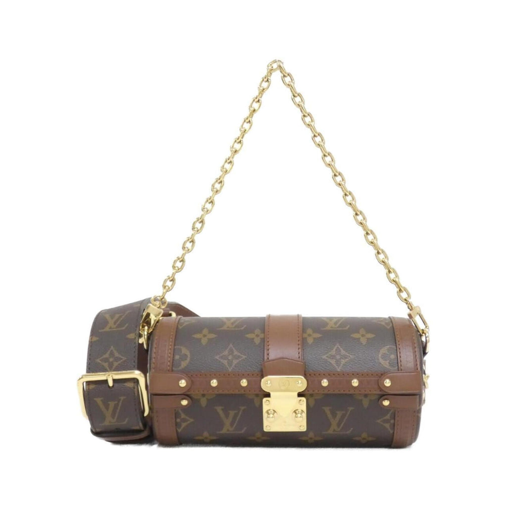 Louis Vuitton Monogram Marron Coated Canvas Shoulder Bag (Pre-Owned)