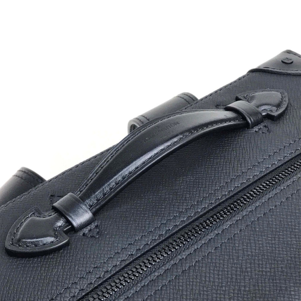 Louis Vuitton Black Leather Backpack (Pre-Owned)