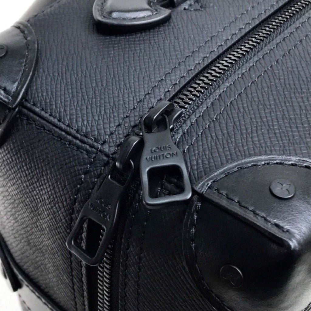 Louis Vuitton Black Leather Backpack (Pre-Owned)