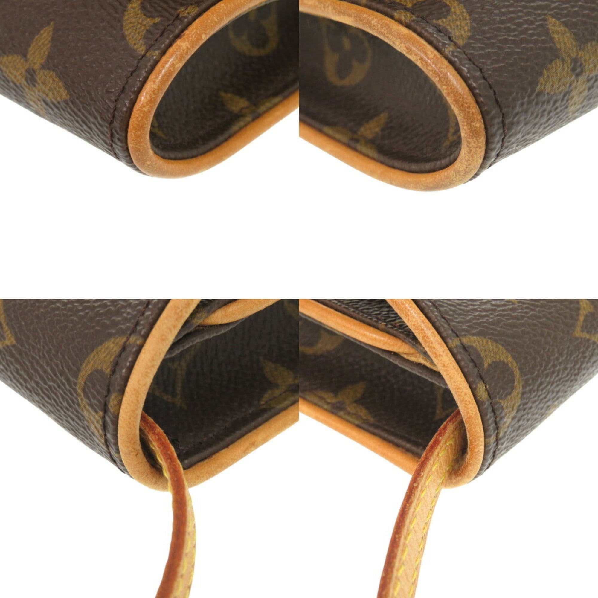 Louis Vuitton Brown Monogram Pochette Shoulder Bag (Pre-Owned)