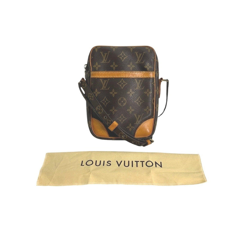 Louis Vuitton Brown Monogram Canvas Shoulder Bag (Pre-Owned)